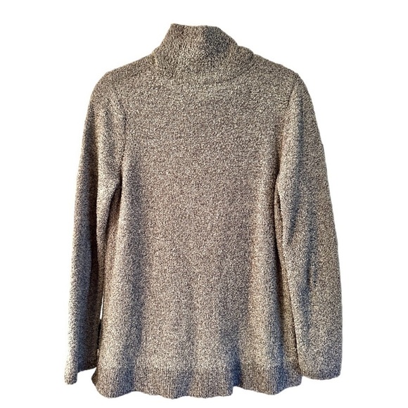 OLD NAVY, WOMENS MOCK TURTLENECK SWEATER IN A GREY, STRETCHY KNIT FABRIC. SIZE S - Picture 3 of 7